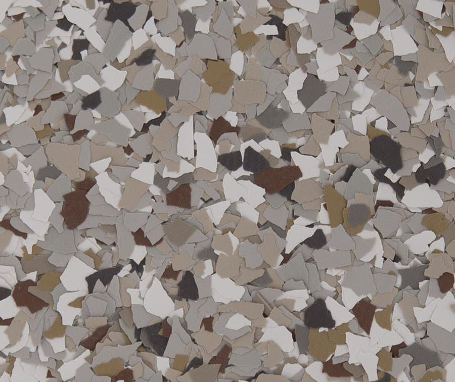 Pebble Beach flake finish sample